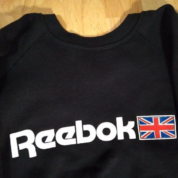 Vintage Reebok Spell Out Logo Crewneck Sweatshirt - Picture 3 of 8